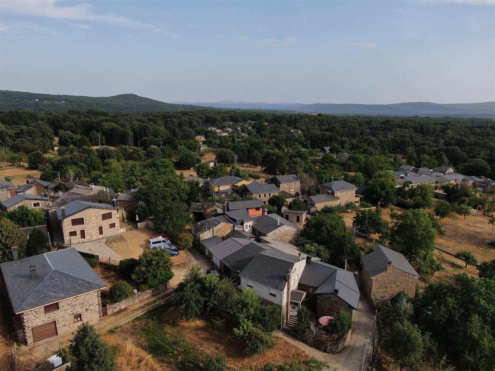 Paisaje de Sanabria a vista de pájaro