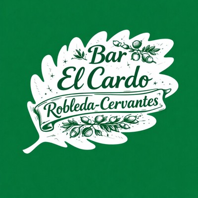 Logotipo del bar El Cardo en Robleda-Cervantes